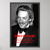 Donald Sutherland-Poster Poster (Voorkant)