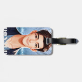 Donald. tekenontwerp met animatie bagagelabel (Achterkant horizontaal)