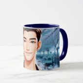 Donald. tekenontwerp met animatie mok (Voorkant rechts)