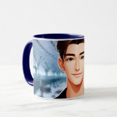 Donald. tekenontwerp met animatie mok (Voorkant links)