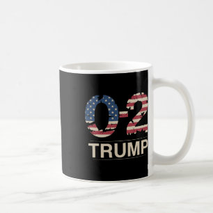 Donald Trump 0-2 Vechten Vecht Vlag van de VS Vlag Koffiemok