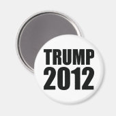 DONALD TRUMP 2012 MAGNEET (Voorkant / Achterkant)