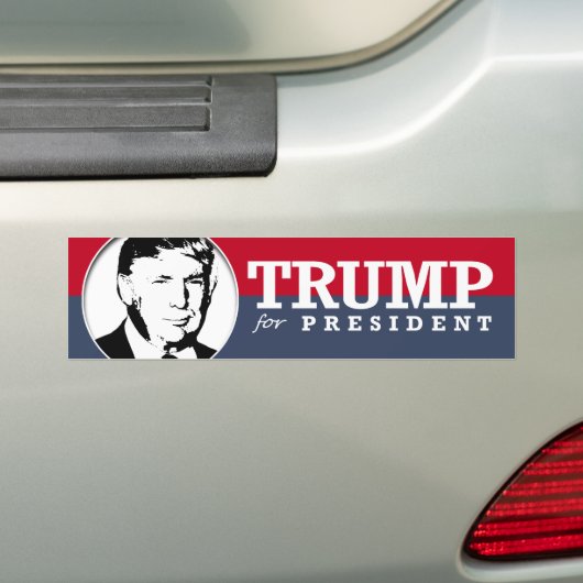 DONALD TRUMP 2016 BUMPERSTICKER (Op auto)