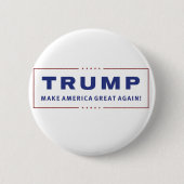 Donald Trump 2016 Campaign Button - 2,25-inch rond (Voorkant)