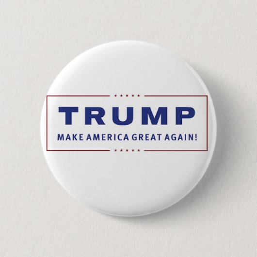 Donald Trump 2016 Campaign Button - 2,25-inch rond (Voorkant)