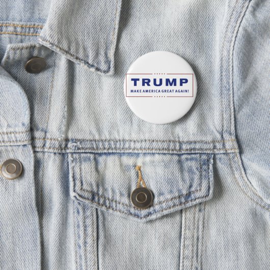 Donald Trump 2016 Campaign Button - 2,25-inch rond (In situ)