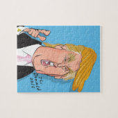 Donald Trump 2016 Cartoon Puzzle Legpuzzel (Horizontaal)