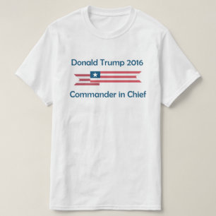 Donald Trump 2016 Commandant hoofd T-shirt