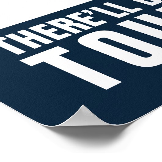 Donald Trump 2016 - Er komt een hel toupee Poster (Hoek)