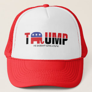 Donald Trump 2016 - Hij geeft geen fu*k Trucker Pet