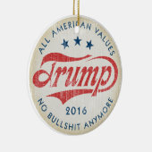 Donald Trump 2016 Keramisch Ornament (Rechts)