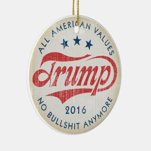 Donald Trump 2016 Keramisch Ornament (Rechts)