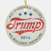 Donald Trump 2016 Keramisch Ornament (Voorkant)