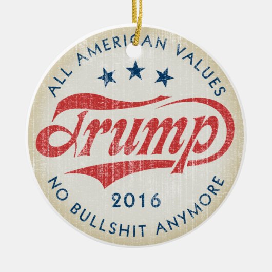 Donald Trump 2016 Keramisch Ornament (Voorkant)