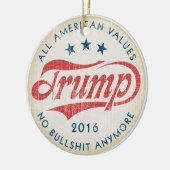 Donald Trump 2016 Keramisch Ornament (Links)