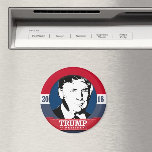 DONALD TRUMP 2016 MAGNEET (Insitu (Vaatwasser))