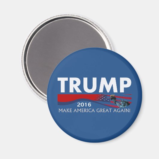 Donald Trump 2016 Magneet (Voorkant / Achterkant)