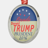 Donald TRUMP 2016 Metalen Ornament (Links)