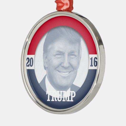 Donald Trump 2016 Metalen Ornament (Links)
