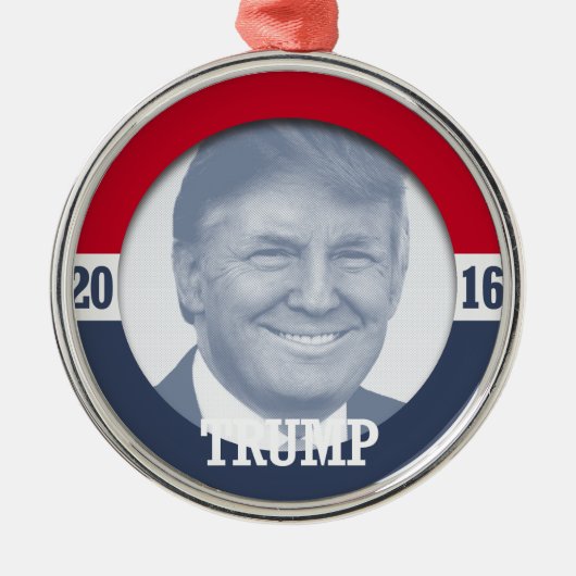 Donald Trump 2016 Metalen Ornament (Voorkant)
