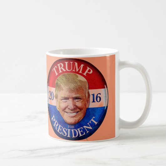 DONALD TRUMP 2016 ORANJE KOFFIEMOK (Rechts)
