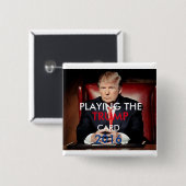 Donald Trump 2016 Pinback Button (Square) (Voorkant /achterkant)
