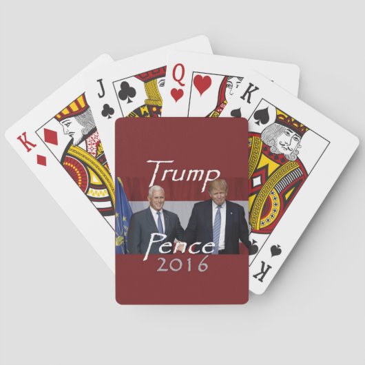 Donald TRUMP 2016 Pokerkaarten (Achterkant)
