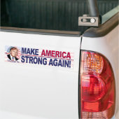 Donald Trump 2016 Portrait Gear Bumpersticker (Op Truck)
