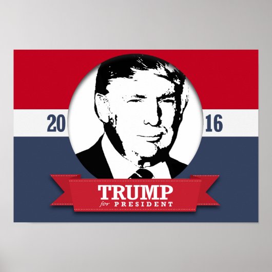 DONALD TRUMP 2016 POSTER (Voorkant)