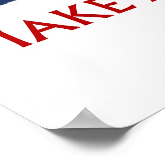 Donald Trump 2016 Poster (Hoek)