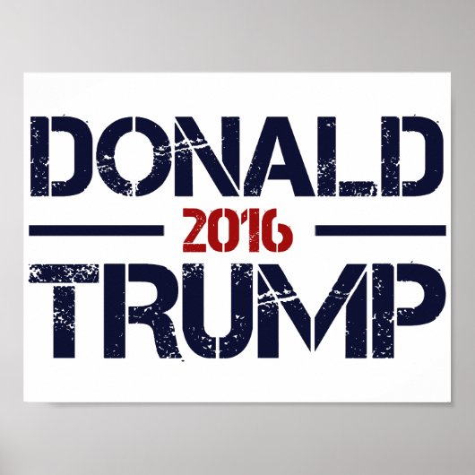 Donald Trump 2016 Poster (Voorkant)