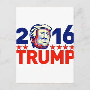 Donald Trump 2016 President Retro Briefkaart