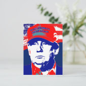 Donald Trump 2016 Presidentiële kandidaat Briefkaart (Staand voorkant)
