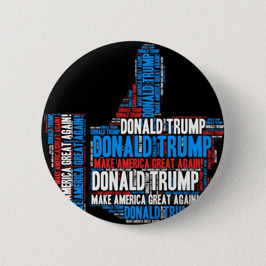Donald Trump 2016 Presidentiële kandidaat Ronde Button 5,7 Cm (Voorkant)