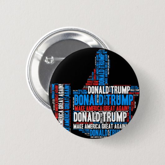 Donald Trump 2016 Presidentiële kandidaat Ronde Button 5,7 Cm (Voorkant /achterkant)