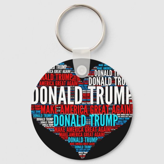 Donald Trump 2016 Presidentiële kandidaat Sleutelhanger (Voorkant)