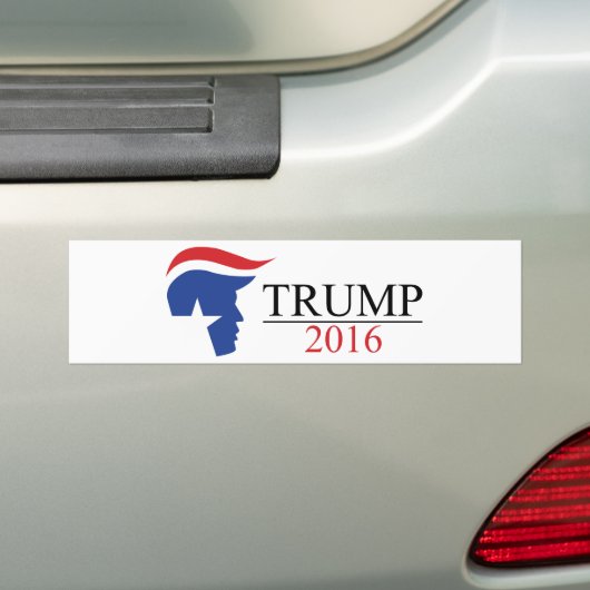 Donald Trump 2016 Presidentiële logo's Bumpersticker (Op auto)