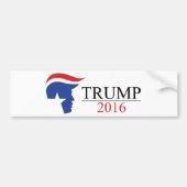 Donald Trump 2016 Presidentiële logo's Bumpersticker (Voorkant)