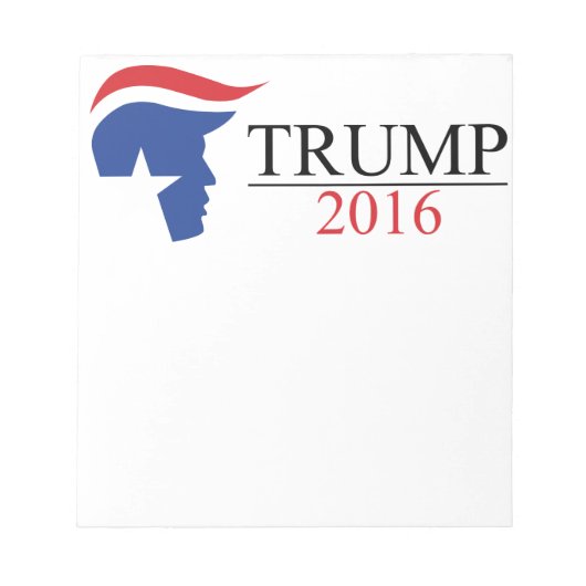 Donald Trump 2016 Presidentiële logo's Notitieblok (Voorkant)