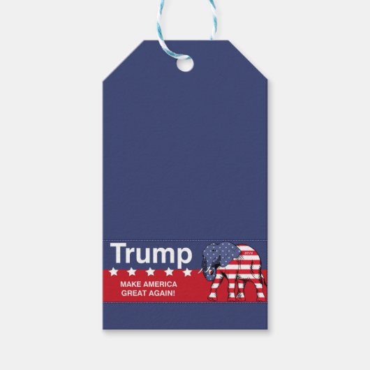 donald trump 2016 republikein cadeaulabel (Voorkant)