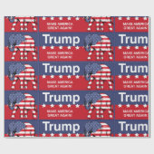 donald trump 2016 republikein cadeaupapier (Vlak)
