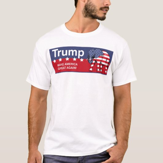 donald trump 2016 republikein t-shirt (Voorkant)