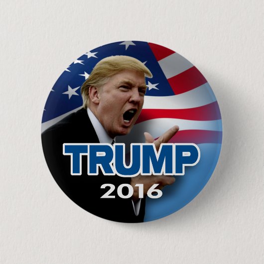 Donald Trump 2016 Ronde Button 5,7 Cm (Voorkant)