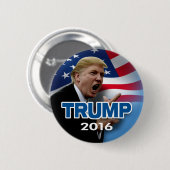 Donald Trump 2016 Ronde Button 5,7 Cm (Voorkant /achterkant)