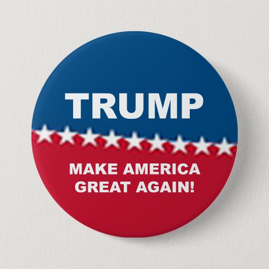 Donald Trump 2016 Ronde Button 7,6 Cm (Voorkant)