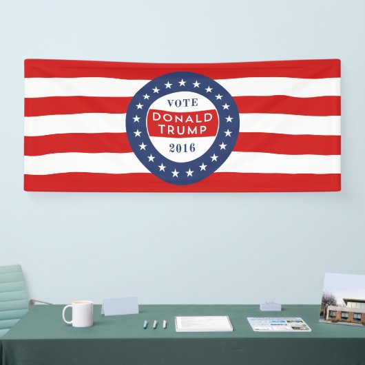 Donald Trump 2016 Spandoek (Beurs)