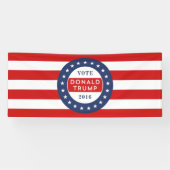 Donald Trump 2016 Spandoek (Horizontaal)