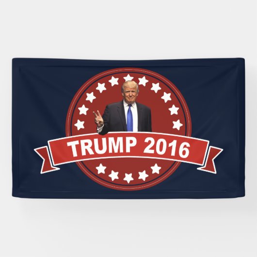 Donald Trump 2016 Spandoek (Horizontaal)