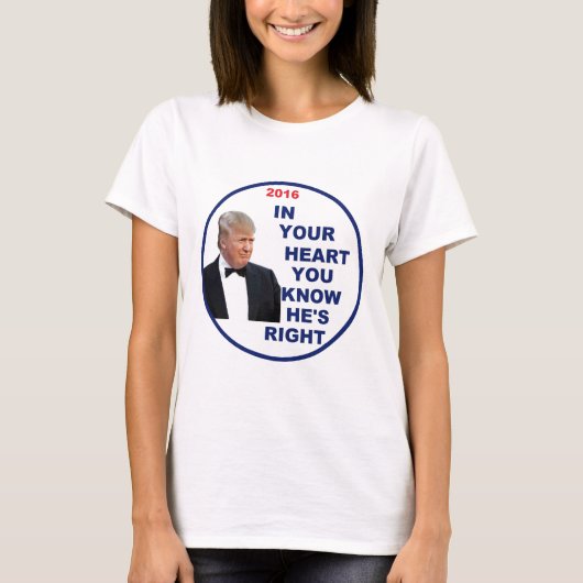 Donald TRUMP 2016 T-shirt (Voorkant)