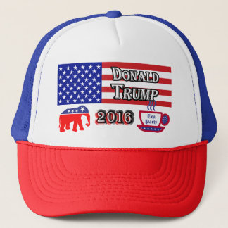 Donald Trump 2016 - Theekransje - Olifant Trucker Pet